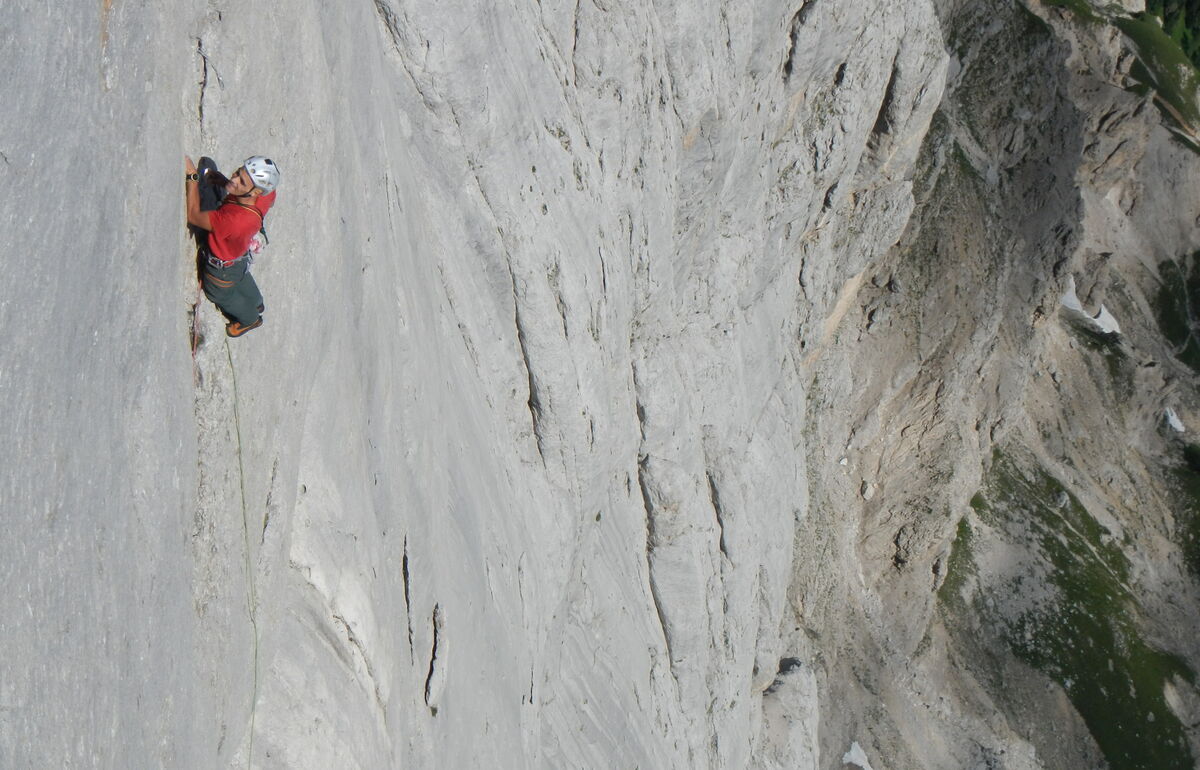 Advanced multipitch climbing course