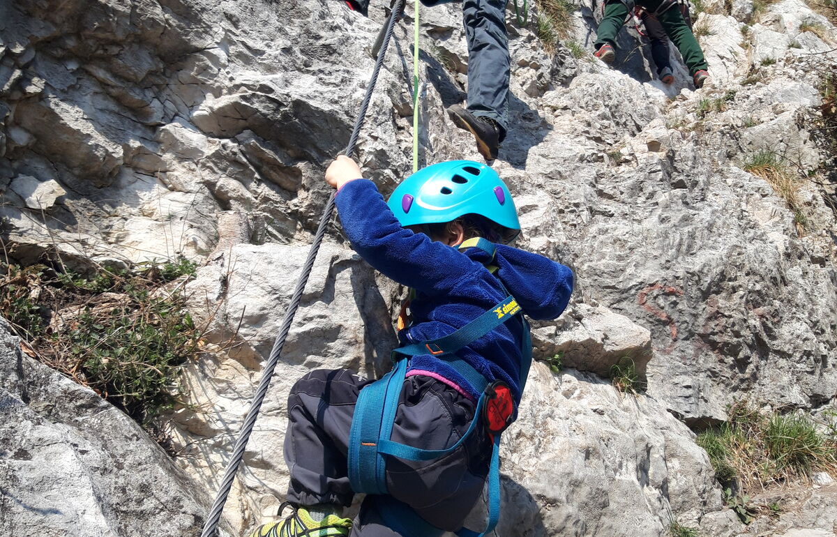Klettersteigkurs für Kinder