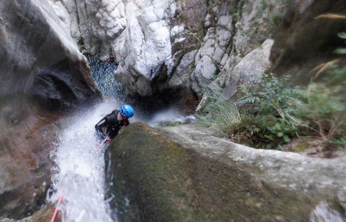 Canyoning in der Schlucht von Campione