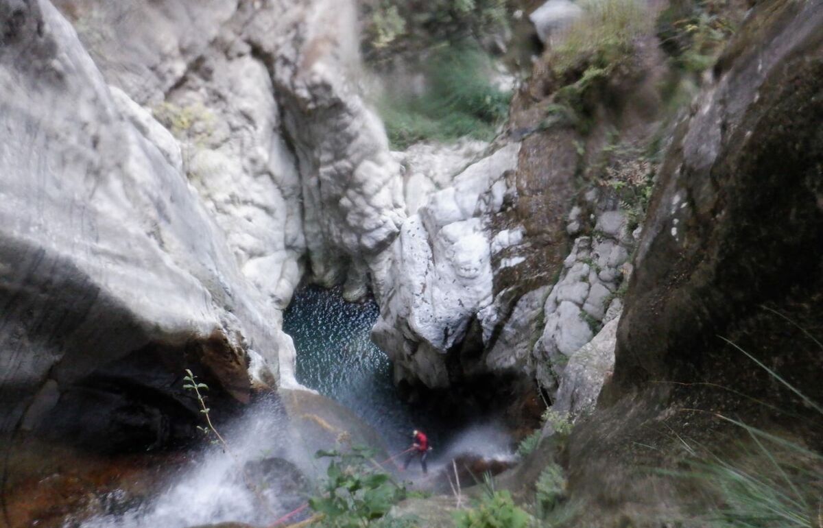 Canyoning in der Schlucht von Campione