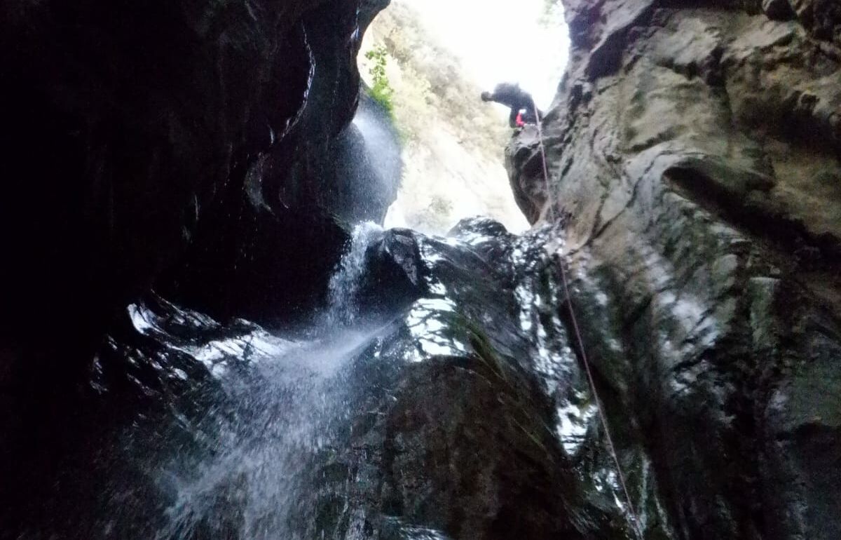 Canyoning in der Schlucht von Campione