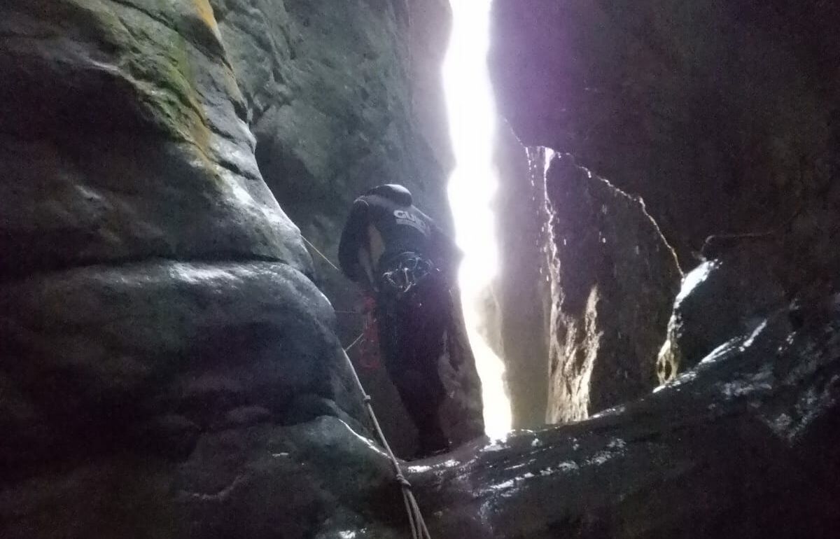 Canyoning in der Schlucht von Campione