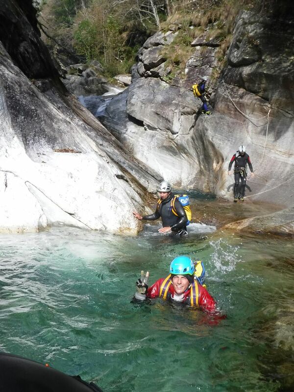 STAGE DI CANYONING IN VAL CHIAVENNA