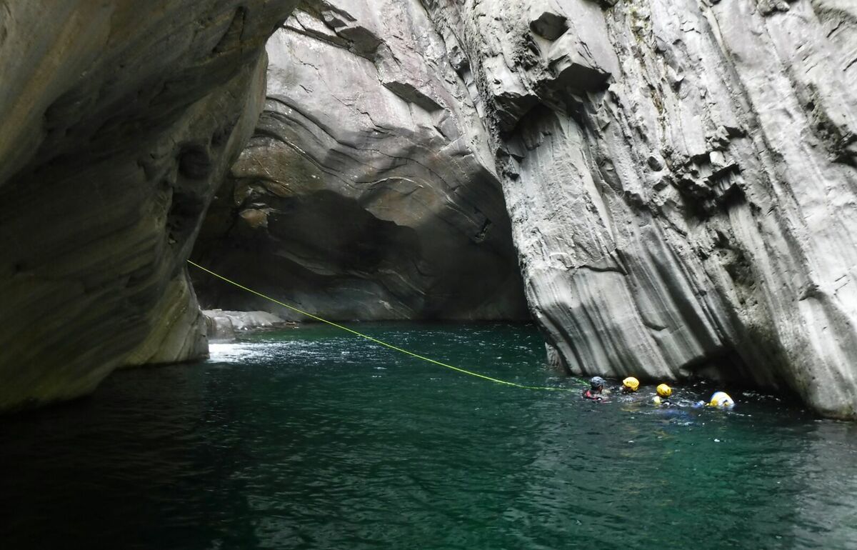 STAGE DI CANYONING IN VAL CHIAVENNA