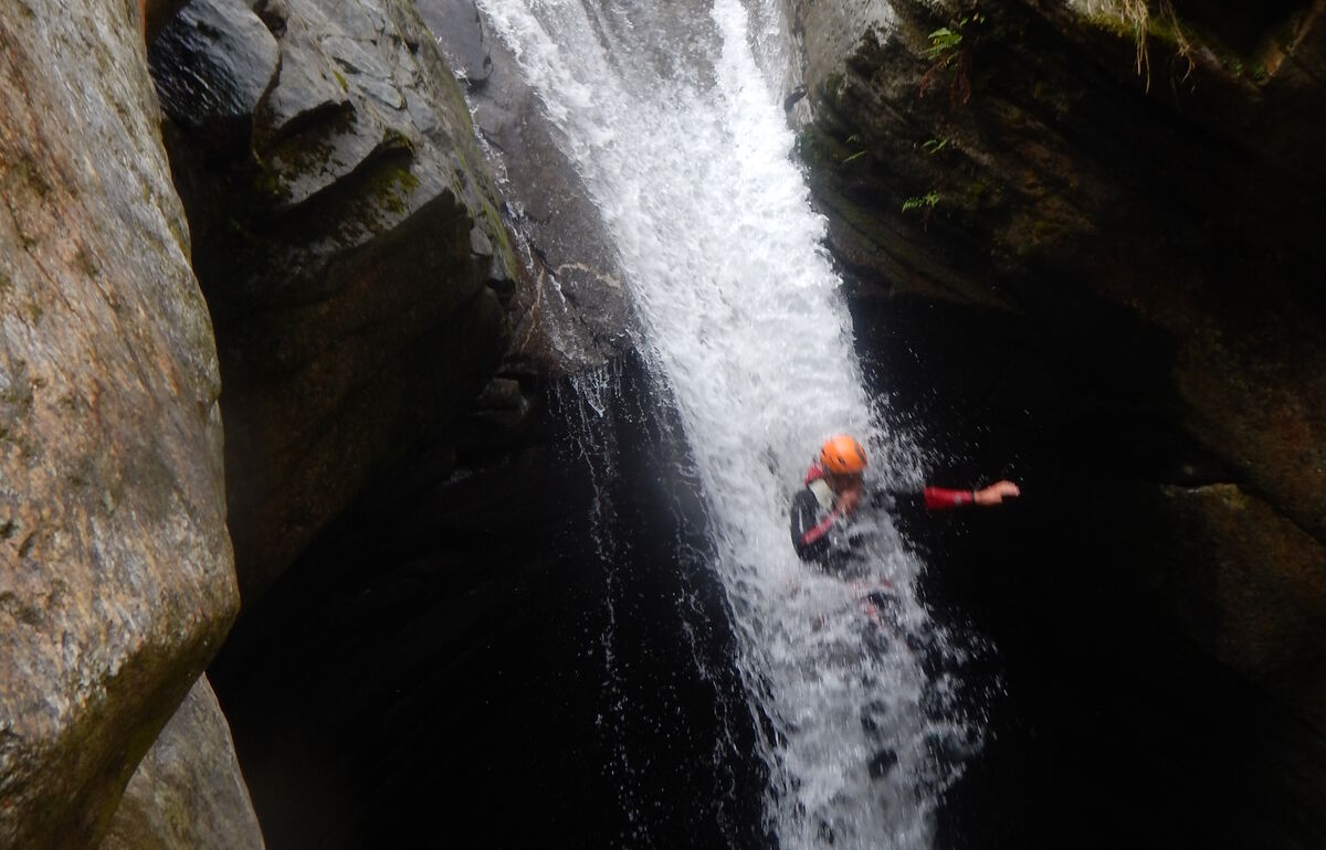 STAGE DI CANYONING IN VAL CHIAVENNA